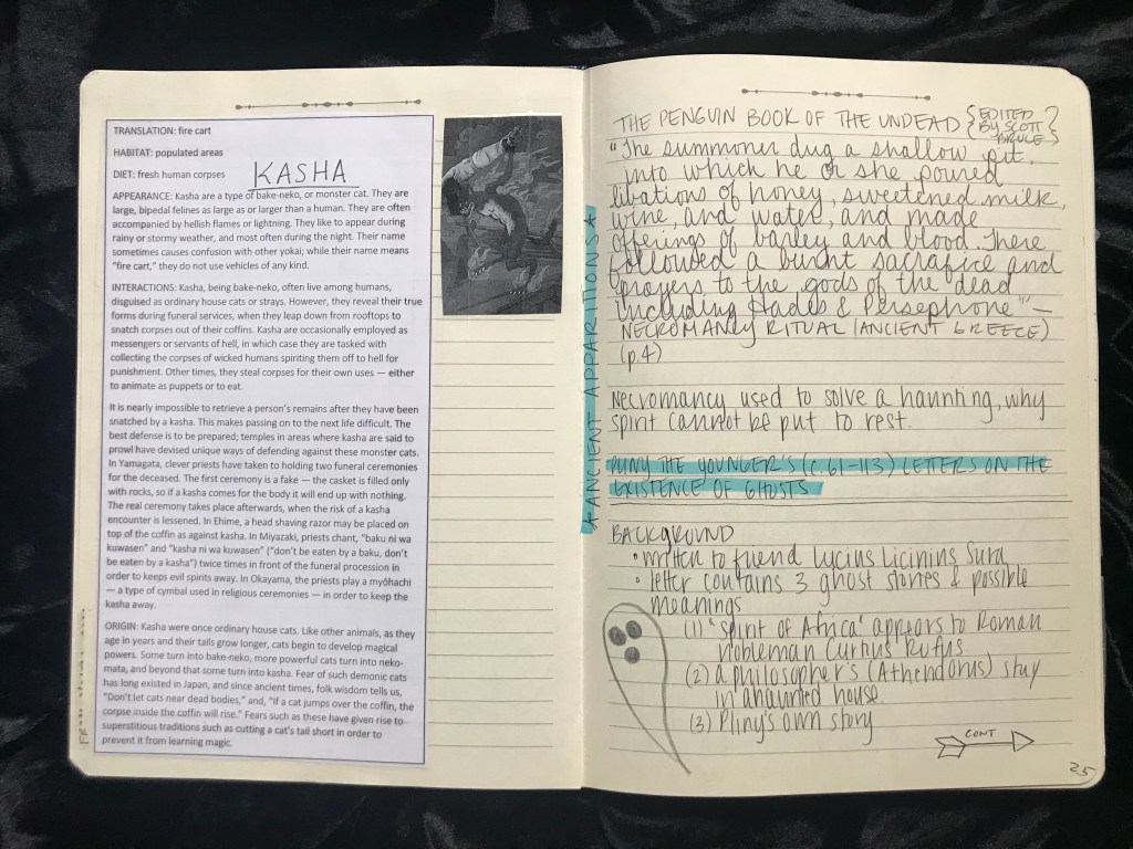 My Commonplace Book Routine – Notebook of Ghosts
